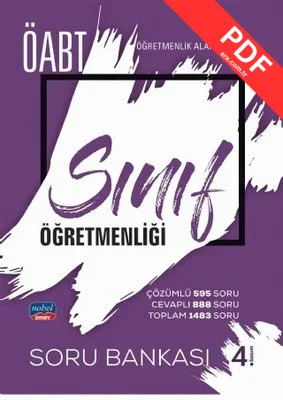 ÖABT Sınıf Öğretmenliği Soru Bankası PDF indir