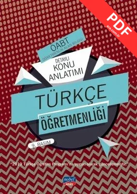 ÖABT Türkçe Öğretmenliği-Öğretmenlik Alan Bilgisi-Detaylı Konu Anlatımı PDF indir