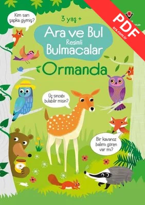 Ormanda - Ara ve Bul Resimli Bulmacalar