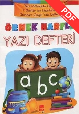 Örnek Harfli Yazı Defteri PDF indir