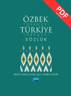 Özbek Türkçesi Türkiye Türkçesi Sözlük