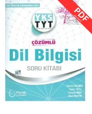 Palme Yks Tyt Çözümlü Dil Bilgisi Soru Kitabı 2019 PDF indir