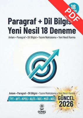 Paragraf + Dil Bilgisi: Yeni Nesil 18 Deneme