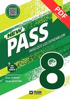 Pass 8 - LGS Yeni Nesil İngilizce Denemeleri PDF indir