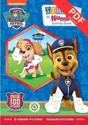 Paw Patrol Sticker by Numbers Book 2 PDF indir