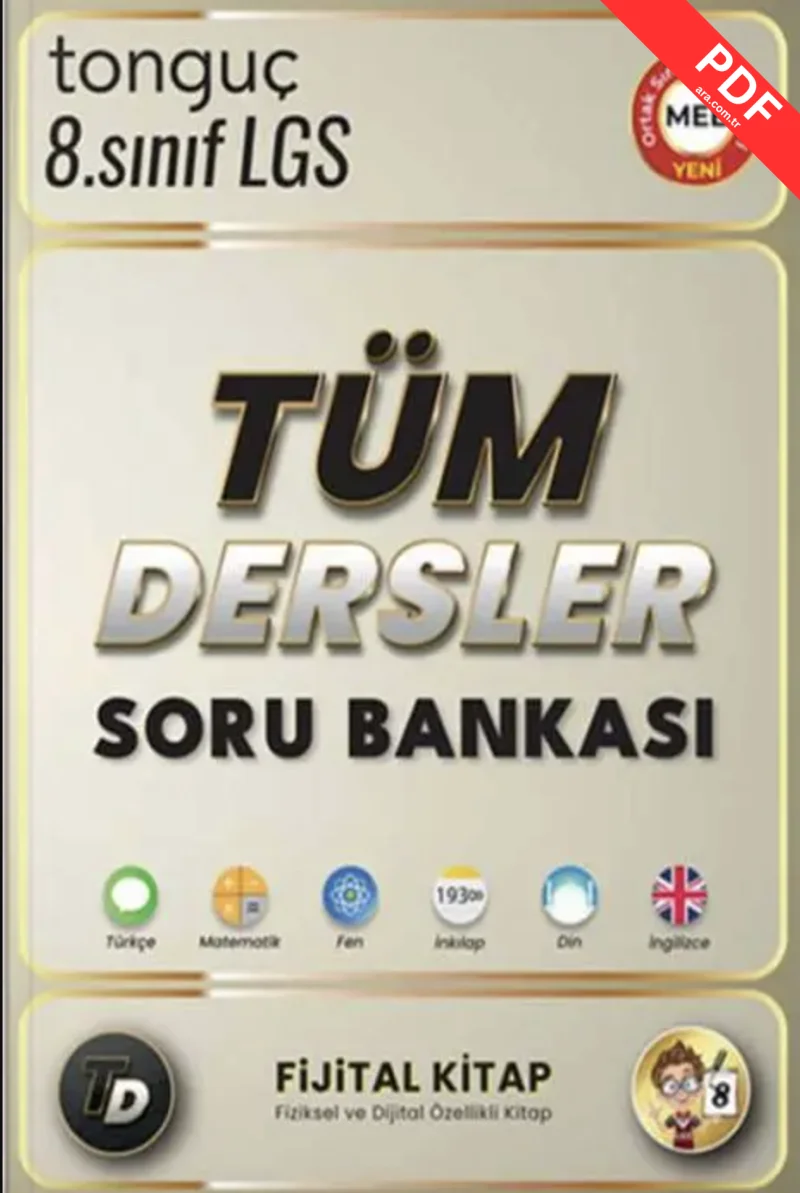 8. Sınıf Tüm Dersler Soru Bankası Tonguç Akademi Yayınları