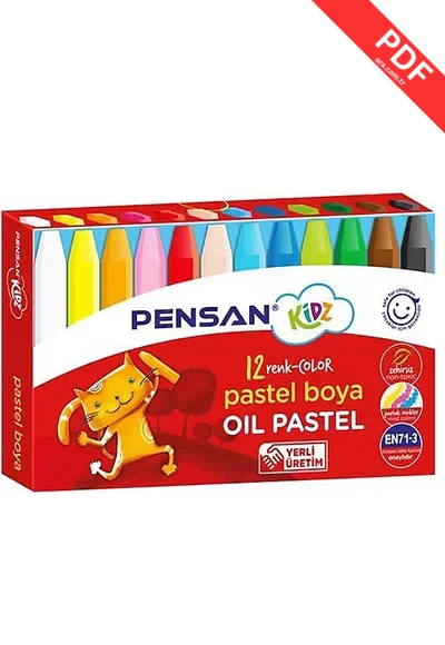 Pensan Pastel Boya 12 `li