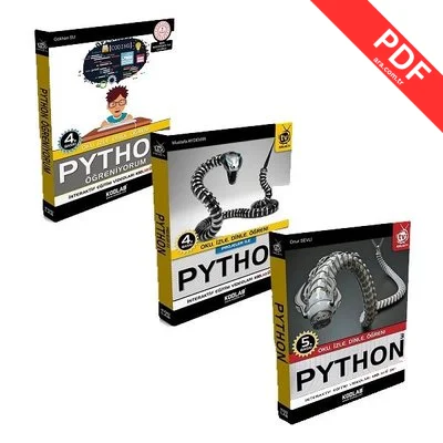 Phyton Eğitim Seti - 3 Kitap Takım