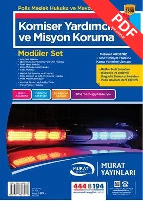 Polis Meslek Hukuku ve Mevzuatı Modüler Set 2500