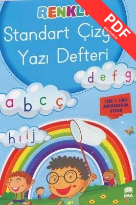 Renkli Standart Çizgili Yazı Defteri PDF indir