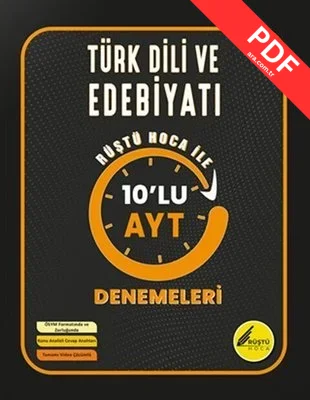 Rüştü Hoca AYT Türk Dili ve Edebiyatı 10'lu Denemeleri