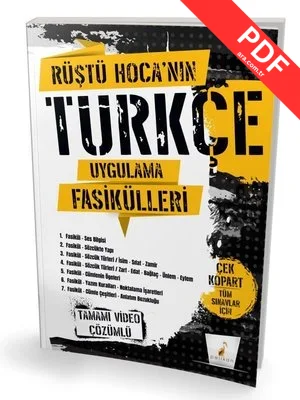 Rüştü Hoca'nın Türkçe Uygulama Fasikülleri Tamamı Video Çözümlü PDF indir
