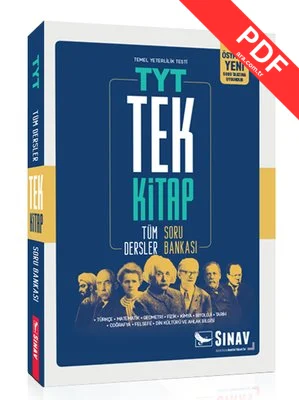 Sınav TYT Tüm Dersler Tek Kitap Soru Bankası PDF indir