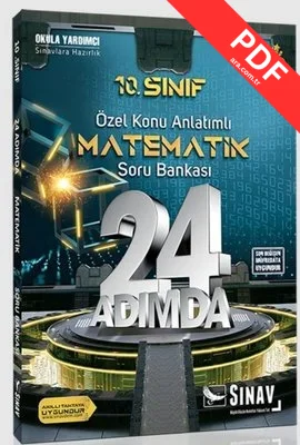 Sınav 10.Sınıf Matematik 24 Adımda Özel Konu Anlatımlı Soru Bankası