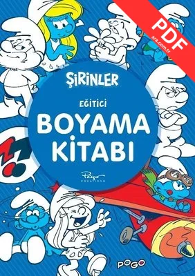 Şirinler-Eğitici Boyama Kitabı PDF indir