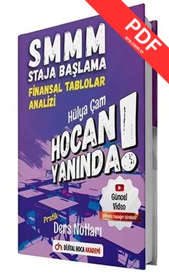 SMMM Finansal Tablolar Analizi Hocan Yanında Pratik Ders Notları