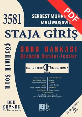 SMMM Staja Giriş Çözümlü Soru Bankası