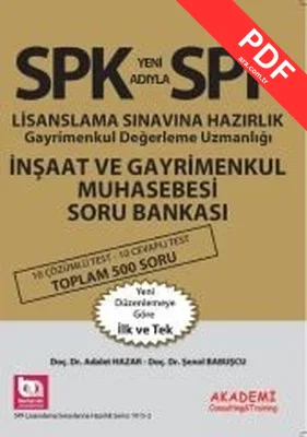 SPK İnşaat ve Gayrimenkul Muhasebesi Soru Bankası