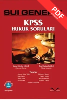 Sui Generis KPSS Hukuk Soruları