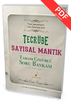 Tecrübe Sayısal Mantık Tamamı Çözümlü Soru Bankası
