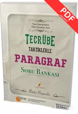 Tecrübe Taktiklerle Paragraf Soru Bankası