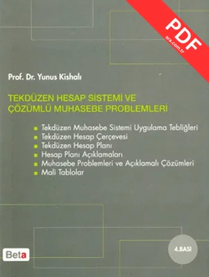 Tekdüzen Hesap Sistemi ve Çözümlü Muhasebe Problemleri