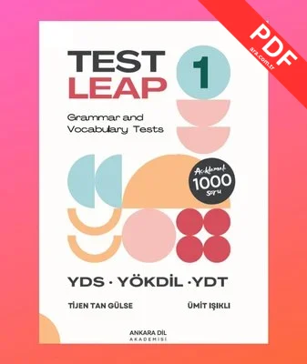 Test Leap 1 - Grammar and Vocabulary Tests - Açıklamalı 100 Soru-YDS-YÖKDİL-YDT PDF indir