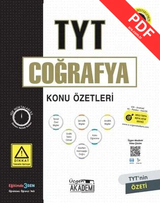 TYT Coğrafya Konu Özetleri
