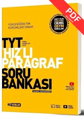 TYT Hızlı Paragraf Soru Bankası PDF indir
