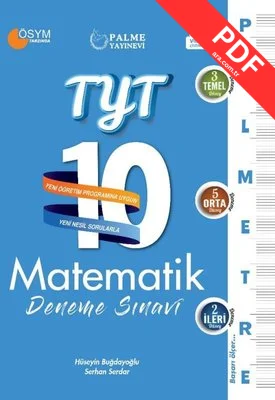 TYT Matematik 10 Deneme Sınavı - Palmetre Serisi