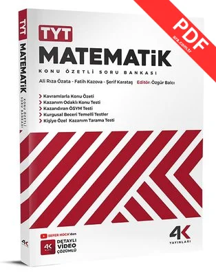 TYT Matematik Konu Özetli Soru Bankası