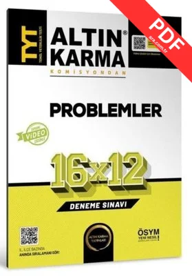 TYT Problemler 16x12 Deneme Sınavı