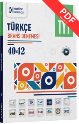 TYT Türkçe 40 X 12 Branş Denemesi PDF indir
