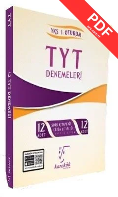 TYT 12'li Çözümlü Deneme Seti-YKS 1.Oturum
