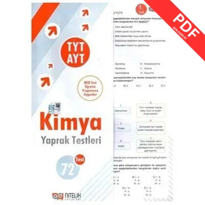 TYT - AYT Kimya Yaprak Testleri