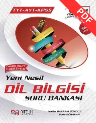 TYT - AYT KPSS Yeni Nesil Dil Bilgisi Soru Bankası