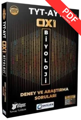 TYT - AYT Oxi Biyoloji Deney Ve Araştırma Soruları PDF indir