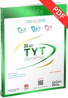TYT Biyoloji 30 Deneme PDF indir