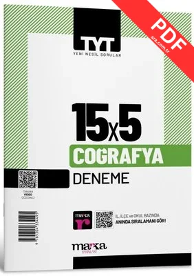 TYT Coğrafya 15x5 Deneme PDF indir