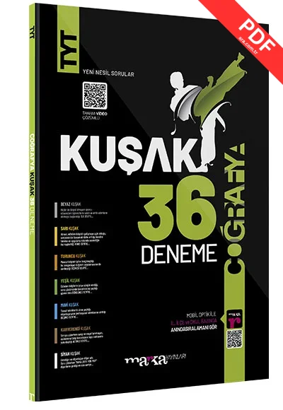 TYT Coğrafya 36 Kuşak Deneme Tamamı Video Çözümlü Marka Yayınları