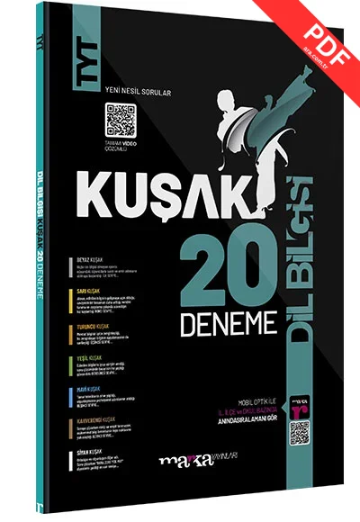 TYT Dil Bilgisi 20 Kuşak Deneme Tamamı Video Çözümlü Marka Yayınları