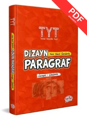 TYT Dizayn Paragraf Soru Bankası PDF indir