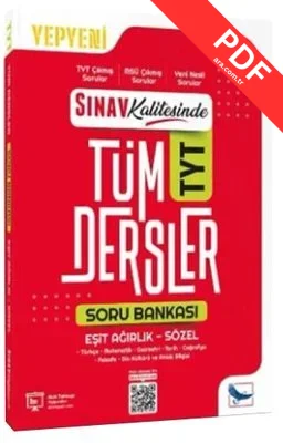 TYT Eşit Ağırlık Sözel Sınav Kalitesinde Tüm Dersler Soru Bankası
