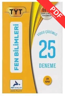 TYT Fen Bilimleri Video Çözümlü 25 Deneme