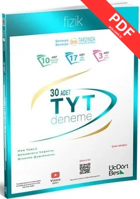 TYT Fizik 30 Deneme PDF indir
