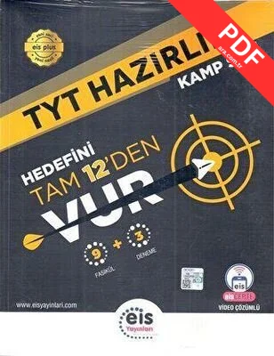 TYT Kamp Kitabı 9 Fasikül 3 TYT Denemesi