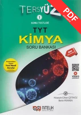 TYT Kimya Tersyüz Soru Kitabı PDF indir