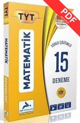 TYT Matematik 15 Deneme PDF indir