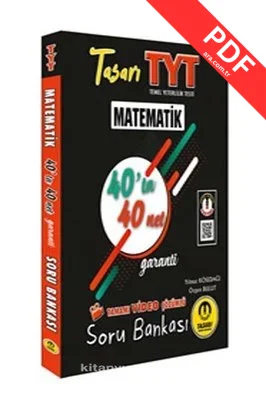 TYT Matematik 40ta 40 Net Soru Bankası PDF indir