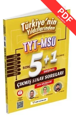 TYT MSÜ Fen Bilimleri Son 6 Yıl Çıkmış Sınav Soruları PDF indir